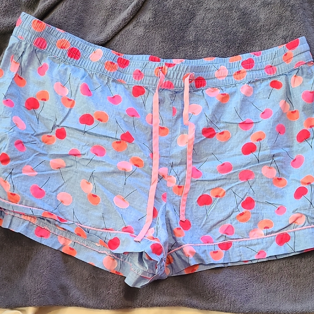 Secret Treasures Cherry Print Pajama Shorts